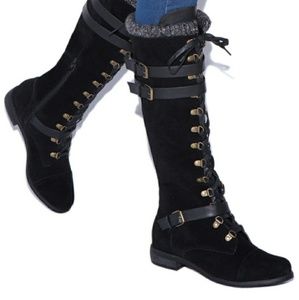 Black boots